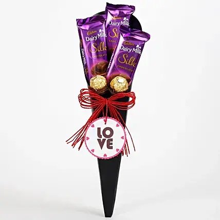 Chocolate Love Cone Bouquet